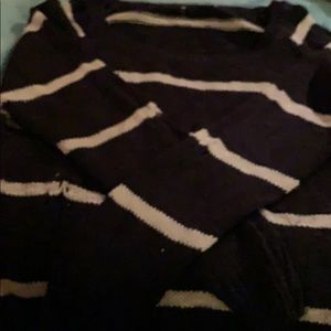 Blue strip sweater